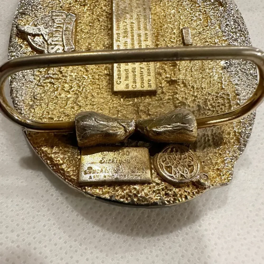 Siskiyou Authentic Canada Belt Buckle 1990